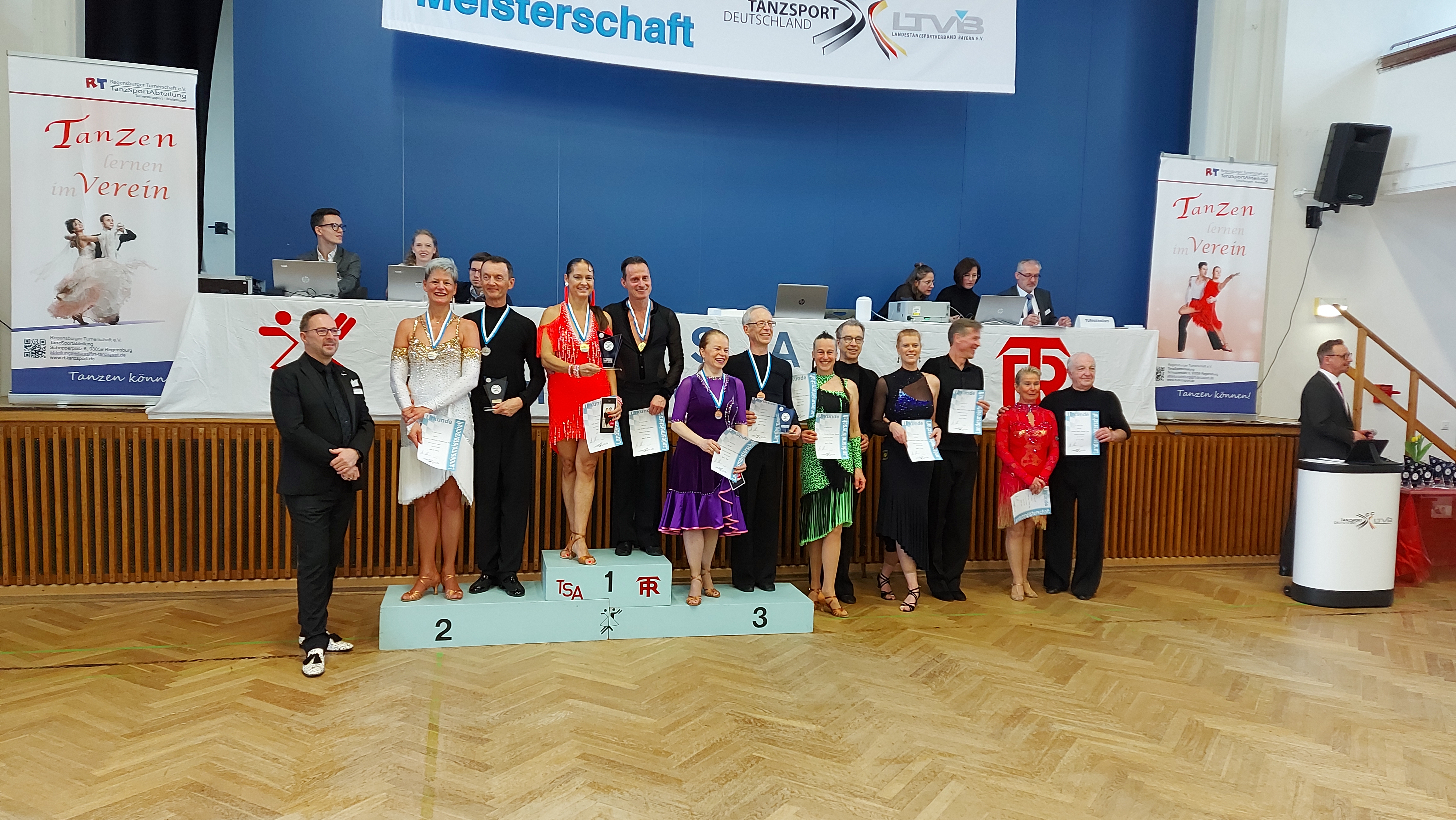 Bayerische Meister Mas III B Latein: Stefan Luft / Diana Luft GSC München