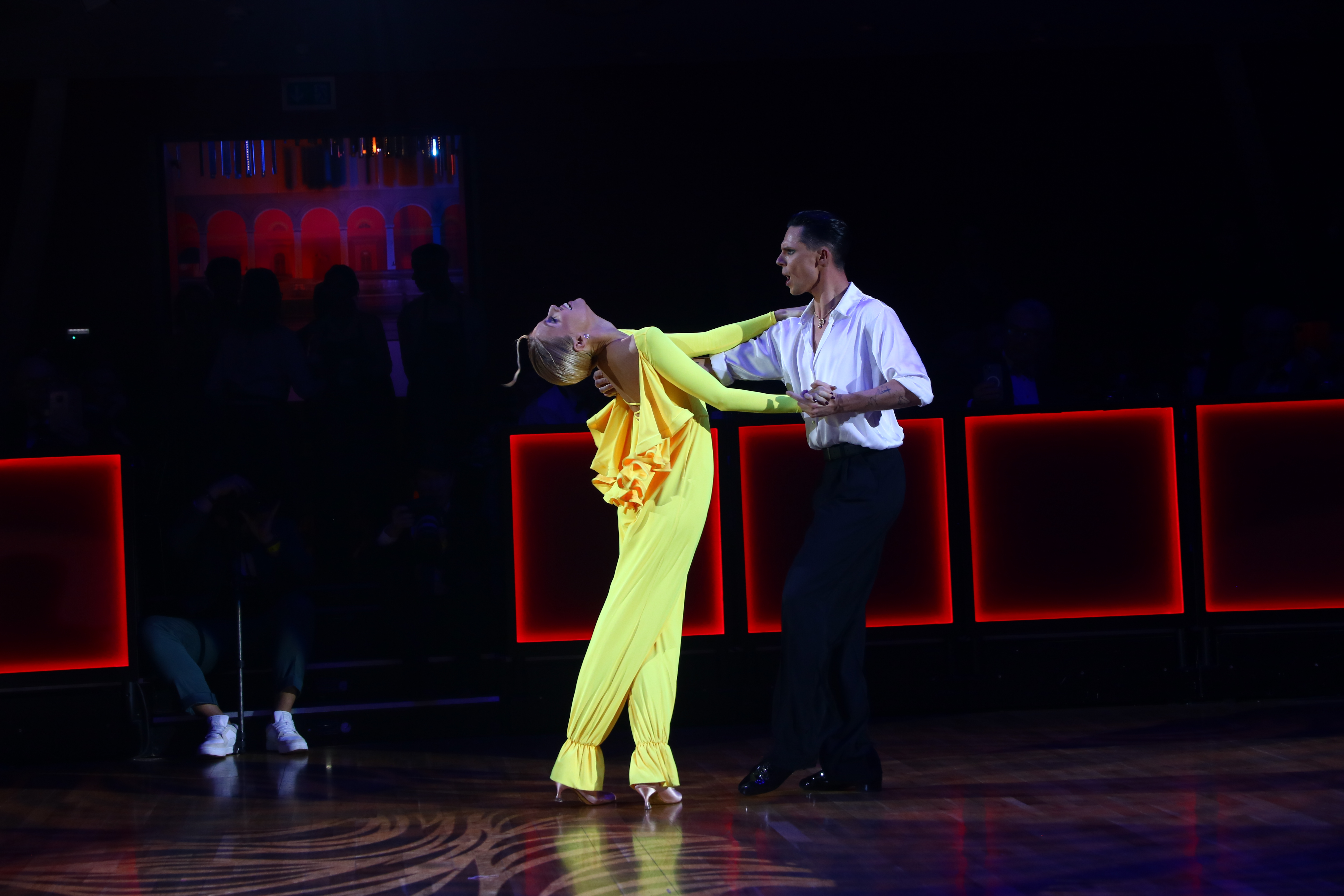 Tomas und Violetta Fainsil, Vizeweltmeister, Show beim Ball der Naionen des GSC München