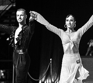 Robin Goldmann und Stefani Ruseva, Jugendtrainer GSC München